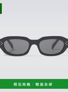 1h可退 香港直邮Celine 思琳 男士 3 圆点太阳眼镜 black黑色 舒