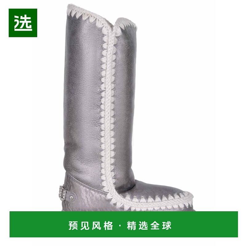 香港直邮MOU 女士靴子 101052BSSIL AW2022 银色 MOU WOMEN'S 101