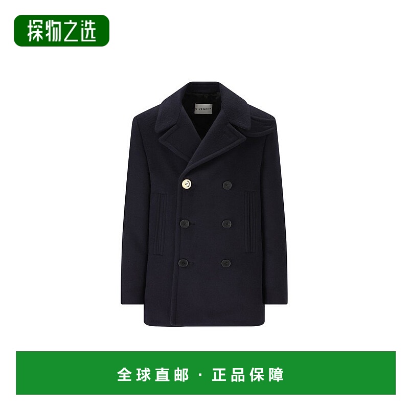 香港直邮Givenchy 纪梵希 男士 紀梵希雙排扣大衣 BM01CU1640