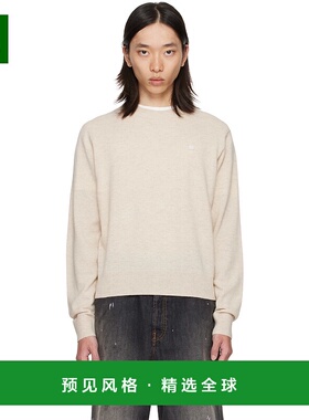 1h可退 香港直邮Acne Studios 艾克妮 男士 米色圆领毛衣 C60115