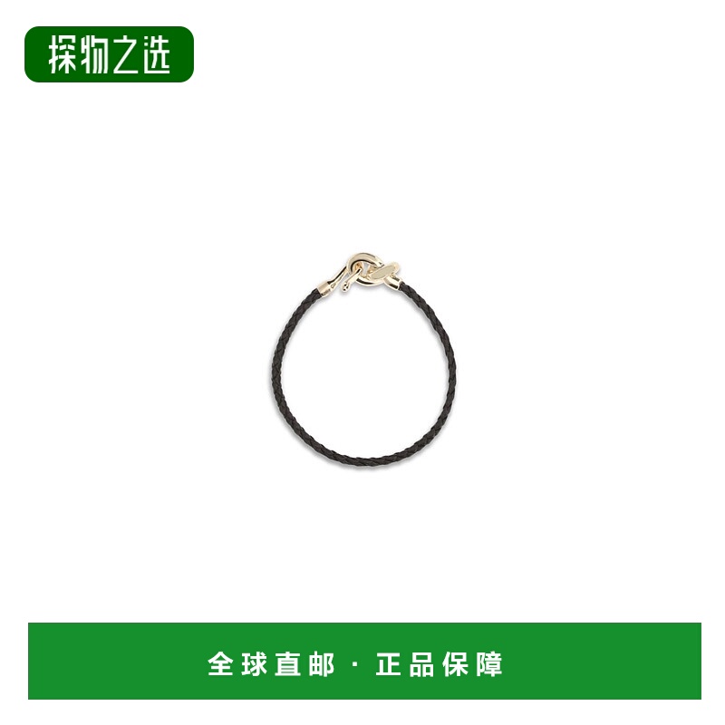 香港直邮Bottega Veneta 葆蝶家 女士 打结镀金编织皮革手链 8460