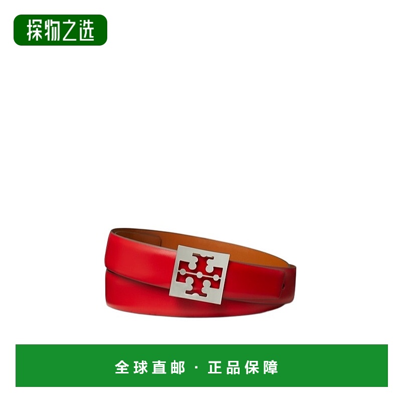 香港直邮Tory Burch 方形LOGO腰带 175053