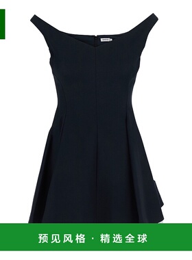 1h可退 香港直邮Simkhai 女士 'Dorothie' 黑色露肩迷你对比色下