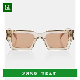 圣罗兰 Laurent 女士 矩形太阳眼镜 1h可退 572 香港直邮Saint