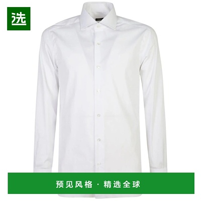 香港直邮BARBA 男士衬衫 I1U13P01PZ2700U1 SS2025 白色