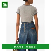 Chloé 香港直邮CHLOÉ gre AW2025 灰色 女士T恤 CH25WJH0319501B