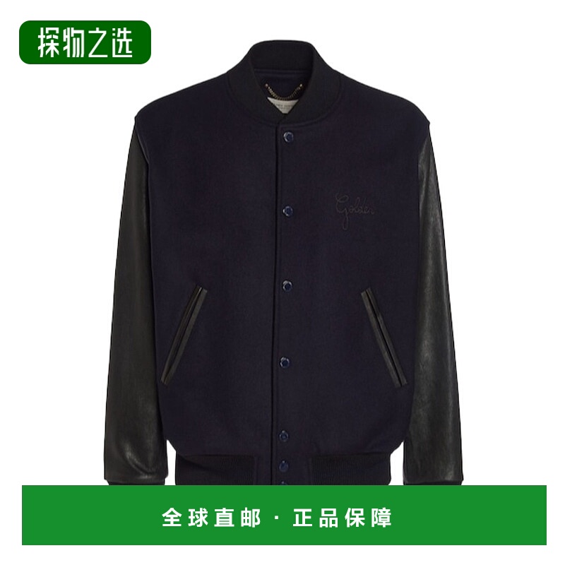 香港直邮Golden Goose Deluxe Brand 徽标棒球外套 77I-ZDT004