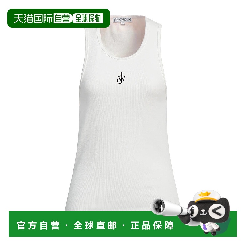 1h可退 香港直邮J.W. Anderson 女士 背心上衣 white白色 舒适时