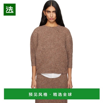 1h可退 香港直邮Lauren Manoogian 女士 驼色 Loft Baby Crewneck