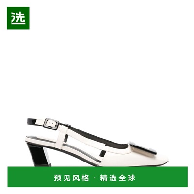 香港直邮ROGER VIVIER 罗杰·维维亚 女士 方头高跟凉鞋 RVW00639