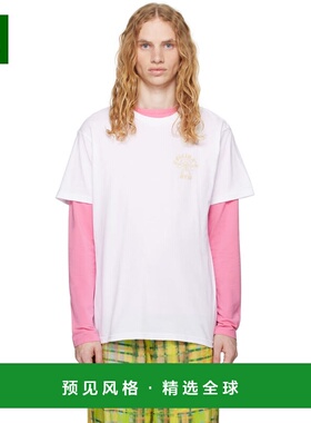 1h可退 香港直邮Collina Strada 男士 白色 CS Gym T 恤 XX3203CS