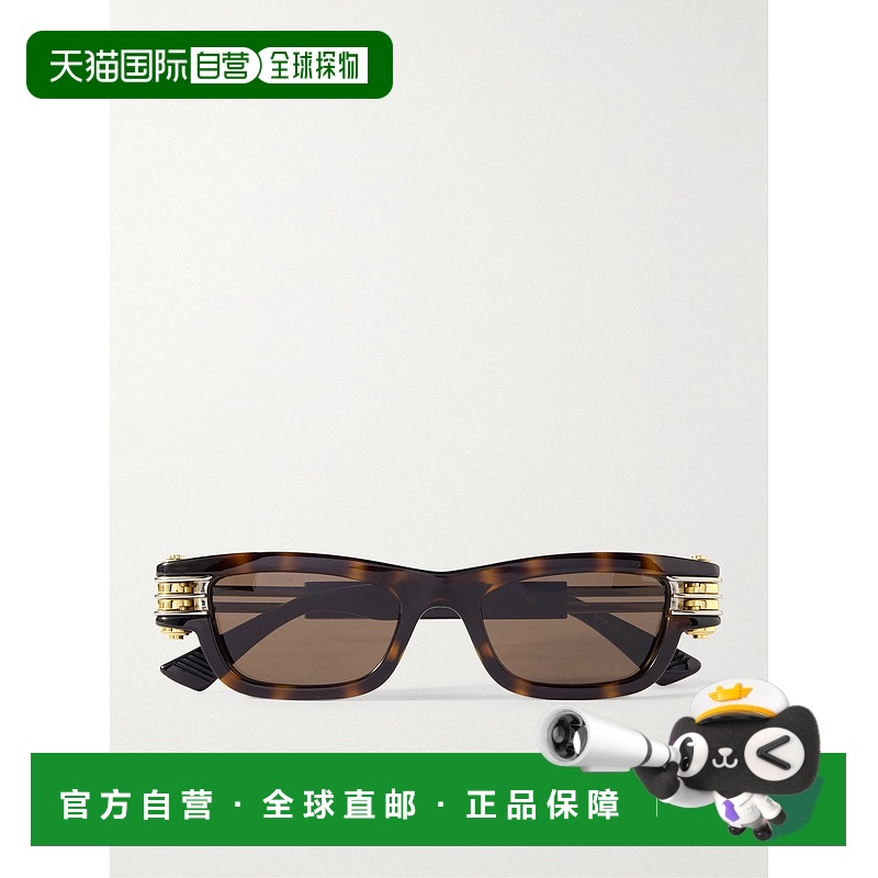 1h可退 香港直邮Bottega Veneta 葆蝶家 男士 徽标太阳镜 BV1308S