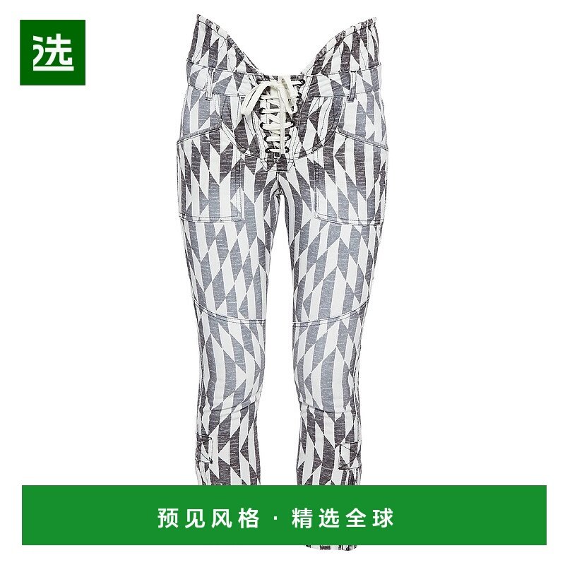 1h可退 香港直邮ISABEL MARANT 女士 牛仔长裤 black黑色 舒适时