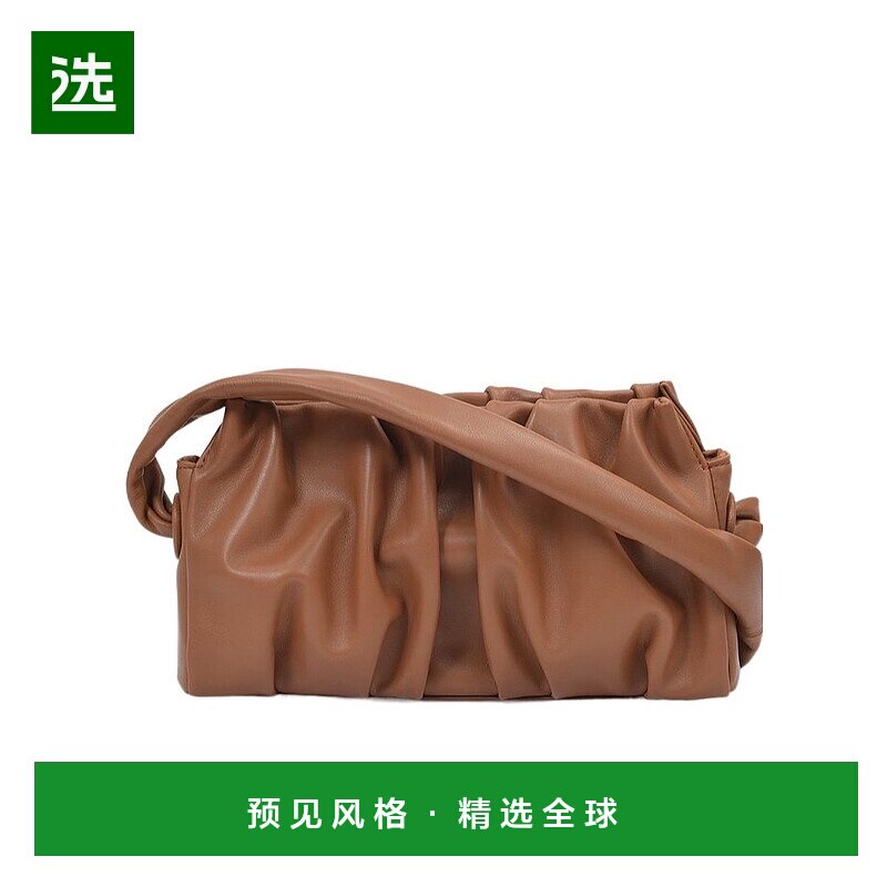 香港直邮ELLEME 女士斜挎包 VAGUELEATHERBROWN SS2023 棕色