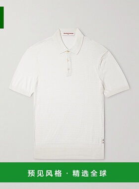 1h可退 香港直邮Orlebar Brown 男士 Burnham 针织织纹真丝棉混纺