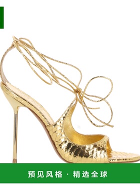 1h可退 香港直邮Paris Texas 女士 Texas 巴黎金色凉鞋 PX1227XPM