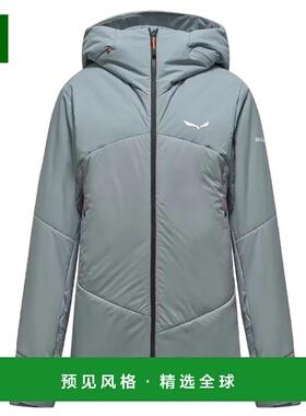 香港直邮SALEWA 女士户外冲锋衣 29185AZZURROGRIGIO CO 灰色 GIA