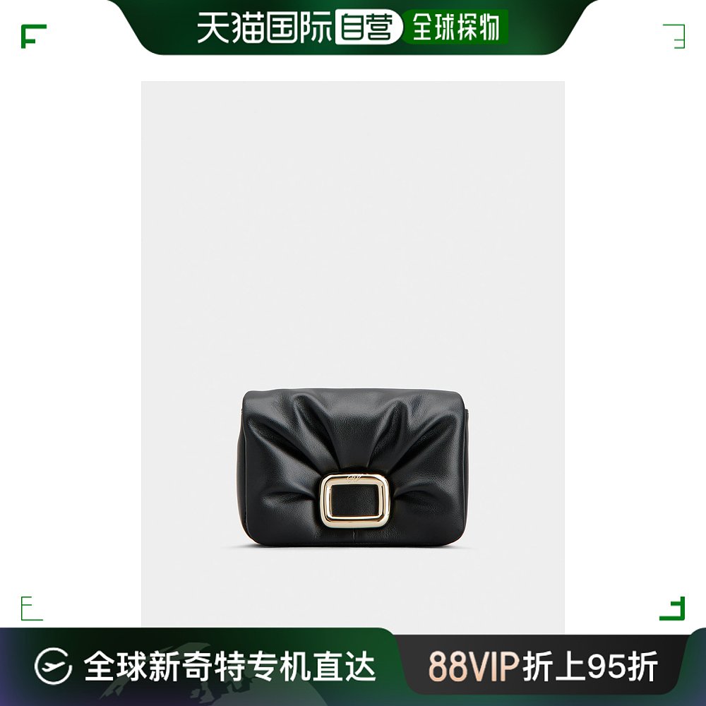 欧洲直邮rogervivier（罗杰·维维亚）女士皮革制品，品牌金属扣