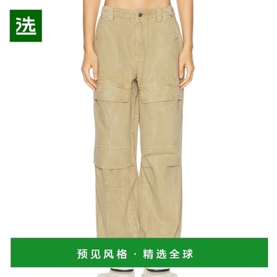 1h可退 香港直邮GRLFRND 女士 Steph 低腰工装牛仔裤 GF476486620