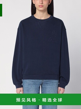 1h可退 香港直邮Frame Denim 女士 海军蓝棉混纺卫衣 MP25JSS006C