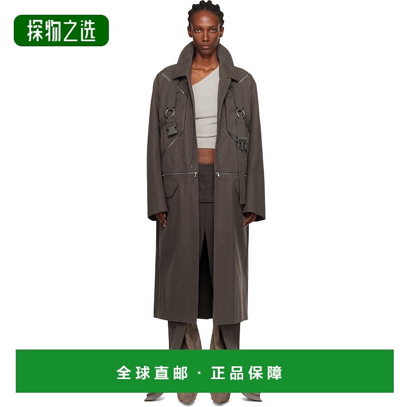 香港直邮rick owens 瑞克·欧文斯 女士 灰色 Concordians Runway