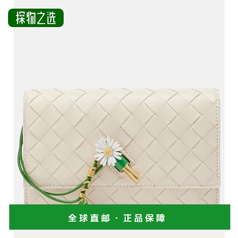 香港直邮Bottega Veneta 葆蝶家 女士 Andiamo 雏菊皮革肩包