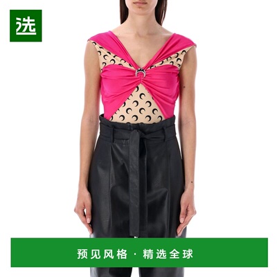 香港直邮MARINE SERRE 女士连体裤 WTO393CJER0021PK60