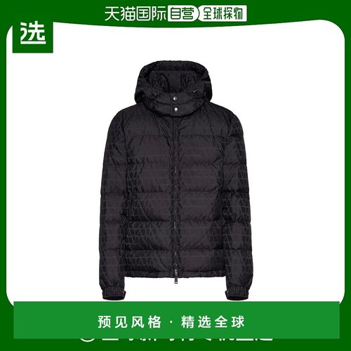 香港直邮Valentino 连帽拉链羽绒服 5V3CNA319VF高端流行 休闲时