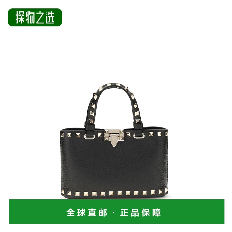 香港直邮valentino 华伦天奴 女士 迷你购物铆钉单肩包 7W0P0AT0V