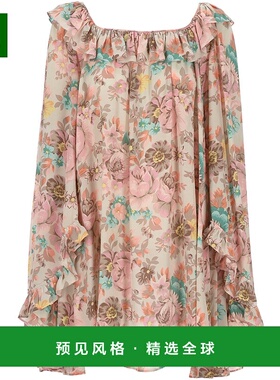 1h可退 香港直邮Chloe 蔻依 女士 Chloè 灰色连衣裙 25ARO120600