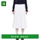 女士 1h可退 白色刀褶半身 garcons 川久保玲 香港直邮comme des