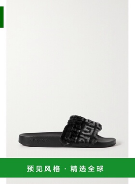 1h可退 香港直邮Givenchy 纪梵希 女士 logo压纹拖鞋 BE3004E17K