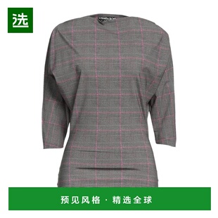 1h可退 香港直邮Chiara Boni La Petite Robe 女士 T恤 grey灰色