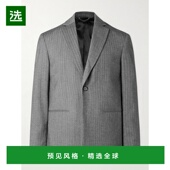 人字纹羊毛棉混纺西装 1h可退 外套 Timo 10001 香港直邮Nn07 男士