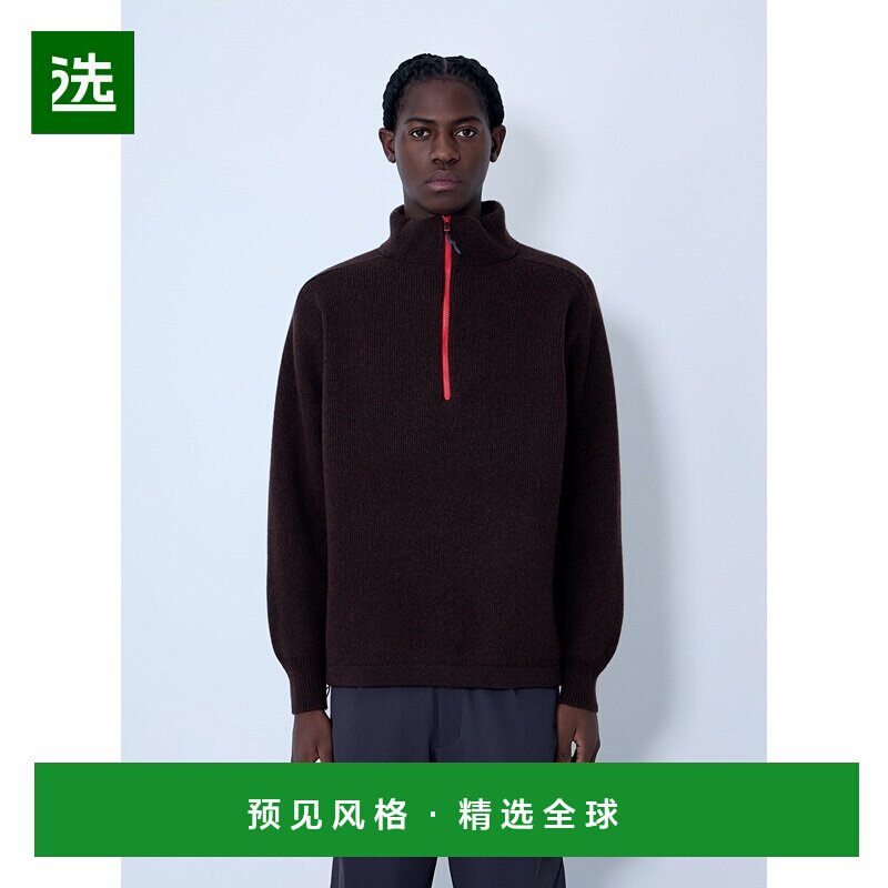 1h可退 香港直邮GR10K 男士 高领毛衣 CGB42200JE26 brown棕色 舒