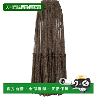 女士 laurent 半身裙百褶裙a字裙 欧洲直邮saint 1h可退
