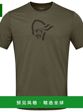 香港直邮NORRØNA 男士户外T恤 2163842OLIVENIGHT CO 军绿色