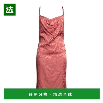 1h可退 【美国直邮】just cavalli 女士 连衣裙缎面长款高端穿搭