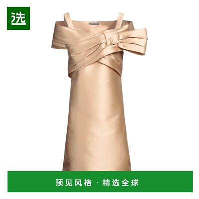 1h可退 香港直邮Alberta Ferretti 女士 短款连衣裙 beige米色 舒