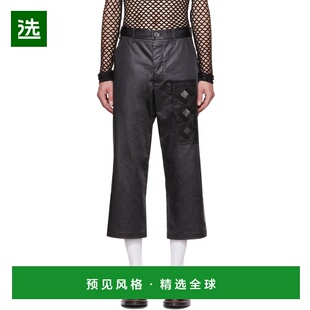 1h可退 香港直邮Song For The Mute 男士 黑色 Work 长裤 222MPT0