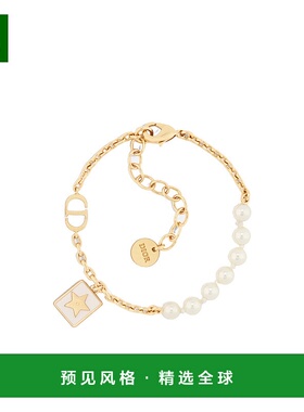 香港直邮Dior Dior Lucky Cards 珍珠手链 B2983WOMLQ