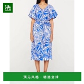 时尚 1h可退 oliver女士连衣裙V领中长款 修身 美国直邮 Marie