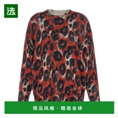 R13WY197Y260AREDBLACKLEOPARD 香港直邮R13 女士针织衫 SS2026
