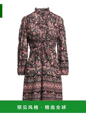 1h可退 香港直邮ANTIK BATIK 女士 衬衫式连衣裙 black黑色 舒适