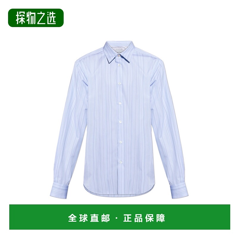 1h可退 欧洲直邮paul smith 男士 衬衫正品高档气质减龄舒适百搭