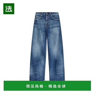 直筒裤 欧洲直邮dsquared2 阔腿裤 牛仔裤 女士