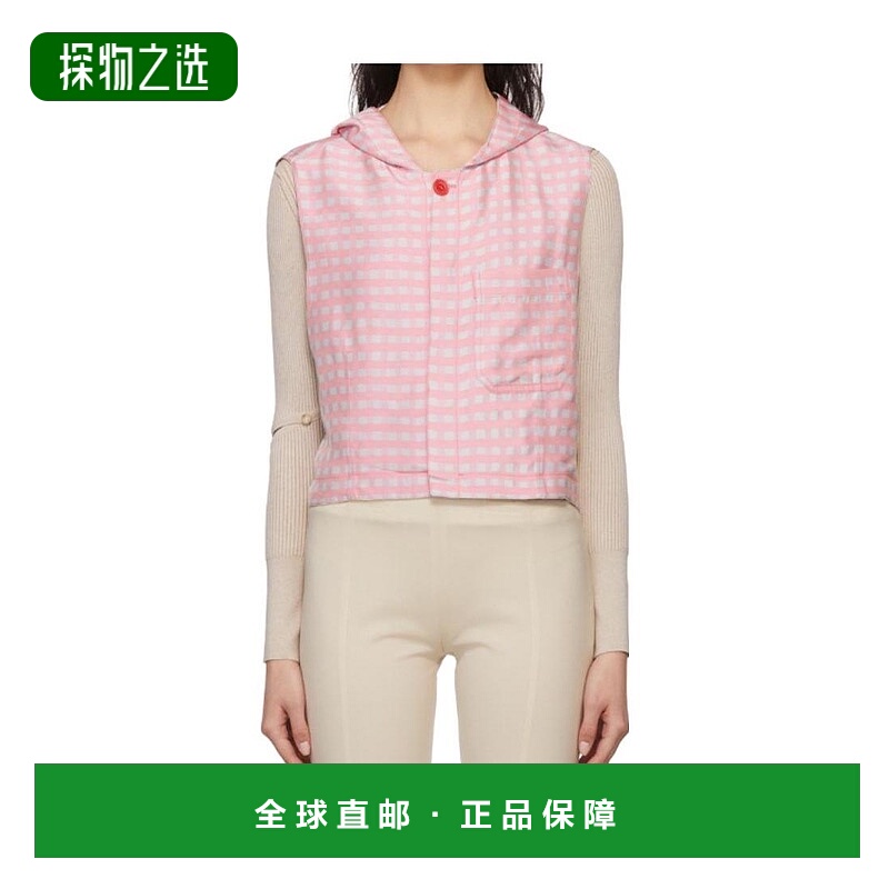 香港直邮Jacquemus 无袖连帽马甲 22E225JA011-1009