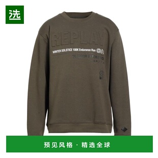1h可退 【美国直邮】replay 男士 帽衫运动夹克衫卫衣男装