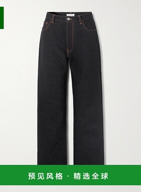 香港直邮Alaïa 女士 直筒牛仔裤 AA9P1265K131B black黑色 舒适时