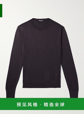 1h可退 香港直邮Tom Ford 汤姆·福特 男士 真丝毛衣 KCL057YMS13
